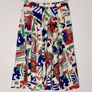 Sanibel Sport vintage Bold print skirt small